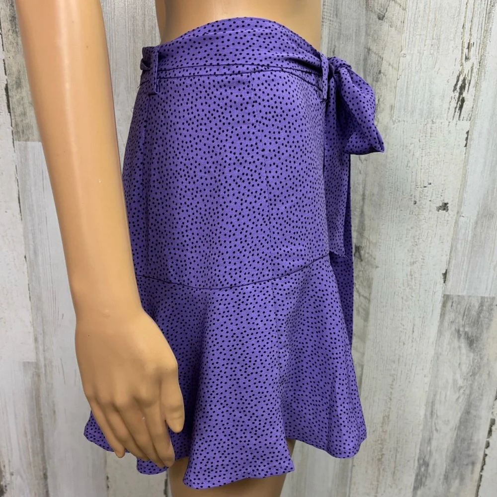 Love for Humanity Purple Polka Dot‎ Skort